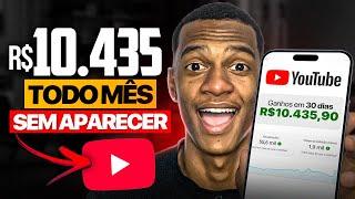 Plano prático para fazer R$10.435,90/Mês com Youtube SEM APARECER