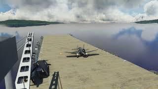 MSFS 2020 Carrier Landing in FG-1D Corsair by Milviz