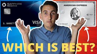 AMEX Platinum vs Chase Sapphire Reserve | Which Premium Credit Card Is BEST? (2022)