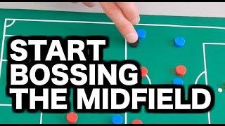 How to play midfield in soccer | 3 tips to become a better midfielder in football