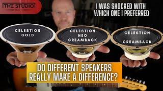 Do different Speakers In Guitar Amps Really Make A difference? - Celestion Shootout.