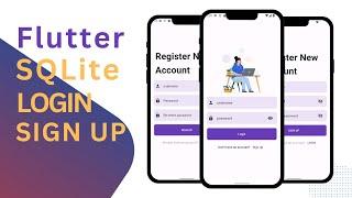 Flutter SQLite Login & Sign Up [2023] | SQLite Database