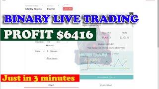 Binary Live Trading | Profit $6416 | Mister Trader Academy