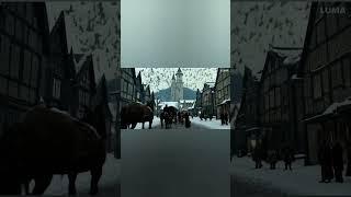 AI Winter in a Medieval Town