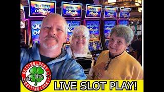 LIVE SLOTS PLAY from Thistledown Casino Getting Lucky With MrG. and the "GANG"