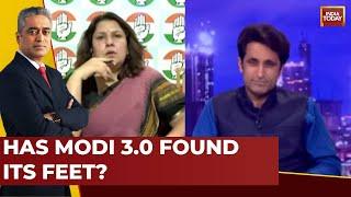 India Today Debate: Has Modi 3.0 Found Its Feet? | Rajdeep Sardesai| NewsToday |100 Days Of Modi 3.0