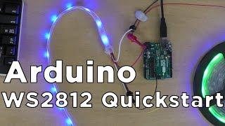 How to use WS2812B RGB LEDs with Arduino