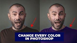 How to Change Every COLOR in Photoshop Quickly - Photoshop Tutorial