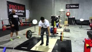 Jesse deadlifts 200kg@67kg - PTC