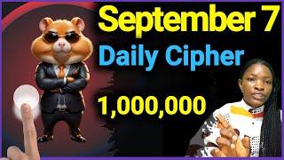 7 September Hamster Kombat Daily Cipher Code  Today