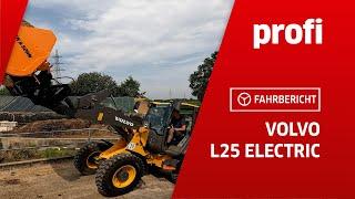 Radlader Volvo L25 electric | profi #Fahrbericht