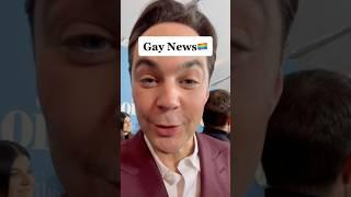 Jim Parsons does Gay News️‍ #lgbtq #gaynews