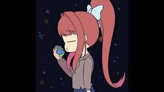 Giantess Monika from Doki Doki Literature Club Eats the World [ animation music meme ]  hot milk 