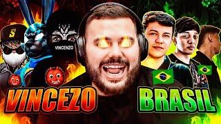 VINCENZO  LLEGA CON SU ESCUADRA PARA ENFRENTARSE TWO9 BRASIL  EN 4 VS 4 Y ESTO FUE LO QUE PASO!!