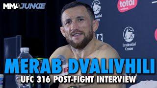 Merab Dvalishvili proud to finish Sean O'Malley, ready for Cory Sandhagen next | UFC 316