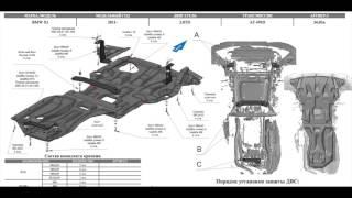"АВС-Дизайн 34.03k " Защита картера двигателя и КПП BMW X1 полный привод