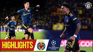 Ronaldo & Sancho score as Reds net crucial win | Villarreal 0-2 Manchester United | Champions League