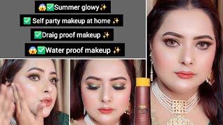 How to do party makeup using Olivia pan stick? How to Apply Olivia pan stick | Self party makeup ...