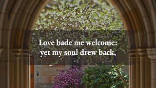 Yale Schola Cantorum | David Hurd - Love Bade Me Welcome