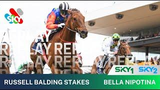 Bella Nipotina CRUISES past them in the Russell Balding Stakes  