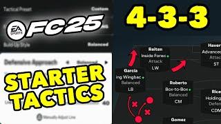 EA FC 25 - THE BEST META 433 STARTER CUSTOM TACTICS & PLAYER ROLES!  EA FC 25 Ultimate Team