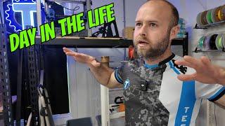 Orangestorm Giga MAJOR Project! + Life size DOG + Topographic Map: Day In The Life of a 3D Printer