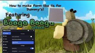 Best Booga Booga Reborn Script Featuring NilHub Private |How to Build a 8x8 Perfect farm.