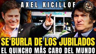 KICILLOF Se burla de los JUBILADOS inaugurando un QUINCHO  de $ 250 millones MILEI es el malo?