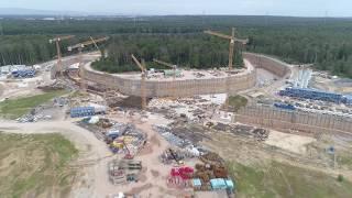 A new Particle Accelerator in Darmstadt - June 2019 Drone Video of FAIR