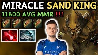  Miracle SAND KING Midlane Highlights 7.37d  Miracle Gameplay - Dota 2