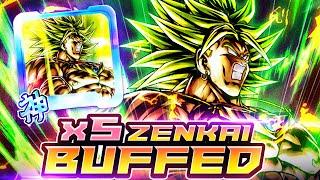 5x ZENKAI BUFFED UL BROLY W/ HIS NEW PLAT DOES INSANE DAMAGE! TRUE SAIYAN BEAST| Dragon Ball Legends