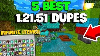 5 Easy Duplication Glitches Minecraft Bedrock 1.21 (NEW)