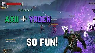 The Witcher 3:  Axii + Yrden Build (MESSING WITH THEIR BRAINS!) - Gameplay #witcher3