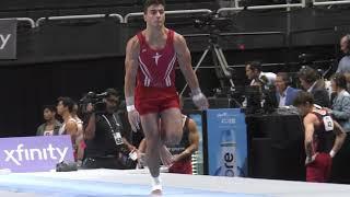 Vahe Petrosyan  - Vault -  2023 Xfinity U.S.  Championships  - Senior Men Day 1