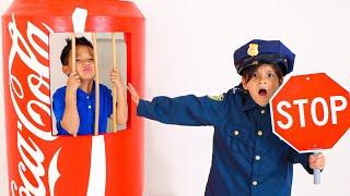 Police Andrea & Kaden Learns the Truth About Soda Time-Out!