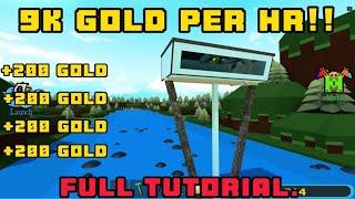 AFK gold farm FULL TUTORIAL!!! Build a boat for treasure RB