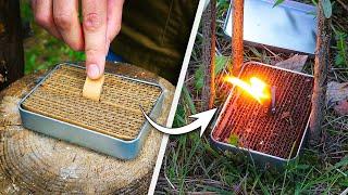 How to Make a DIY Stove in 5 Minutes in Extreme Conditions