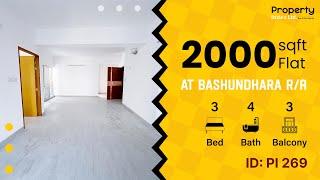 Luxurious 2000 sqft flat for sale in Bashundhara B Block | Ready Flat for sale in Dhaka