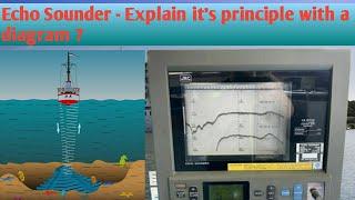 Echo sounder working Principle ?