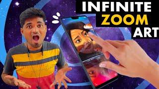 How it’s possible on Android ? Infinite zoom art | Infinite zoom art कैसे करे