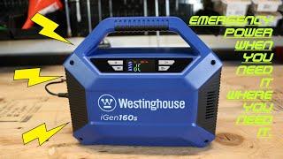 Introducing the Westinghouse iGen160s Portable Power Station