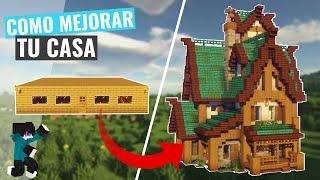 ¡Cómo MEJORAR tu CASA en Minecraft! / GUÍA COMPLETA #minecrafter #minecrafttutorial #minecrafthouse