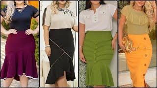 Flattering plus size skirt and blouse sets Chic plus size separates for all occasions Trendy plus