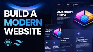 Build and Deploy a Fully Responsive Modern UI/UX Website in React JS