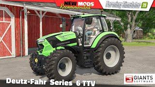 FS25 | Deutz-Fahr Series 6 TTV (by GIANTS) - Farming Simulator 25 Mods Review 2K60