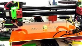 TEVO Black Widow Dual X extruder Testing Video