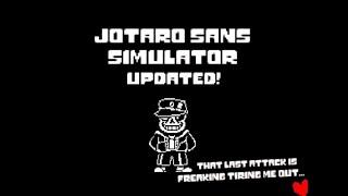 Jotaro Sans Simulator Update! | UNDERTALE