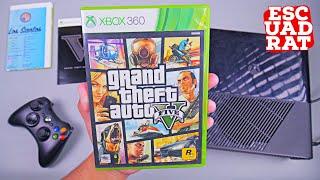 Grand Theft Auto V Xbox 360 Unboxing & Gameplay - GTA 5 Xbox 360 Original Version