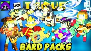 TROVE BARD STORE PACK REVIEW (Free to Play vs Cash Only Packs)  Costumes, Mount, Wings & More