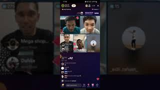 Shafiq rahim , Aidil zafuan , Azamuddin akil , Izham tarmizi , Fadhli sas LiveTiktok